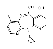 11-cyclopropyl-4-methyl-5,10-dihydrodipyrido[2,3-d:2',3'-h][1,4]diazepine-6,7-dione结构式