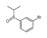 (3-Bromophenyl) isopropyl sulfoxide Structure