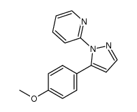 2-[5-(4-methoxyphenyl)-1H-pyrazol-1-yl]pyridine Structure