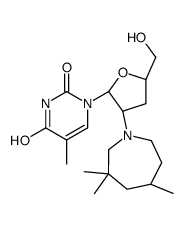 1-[(2R,3R,5S)-5-(hydroxymethyl)-3-(3,3,5-trimethylazepan-1-yl)oxolan-2-yl]-5-methylpyrimidine-2,4-dione结构式