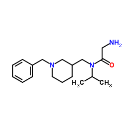 N-[(1-Benzyl-3-piperidinyl)methyl]-N-isopropylglycinamide结构式