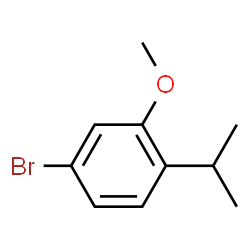 4-bromo-1-isopropyl-2-methoxybenzene structure