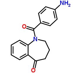 1-(4-aminobenzoyl)-3,4-dihydro-2H-1-benzazepin-5-one Structure