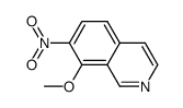 8-methoxy-7-nitro-isoquinoline结构式