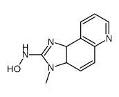 N-(3-methyl-3a,9b-dihydroimidazo[4,5-f]quinolin-2-yl)hydroxylamine结构式