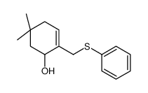 5,5-dimethyl-2-(phenylsulfanylmethyl)cyclohex-2-en-1-ol Structure