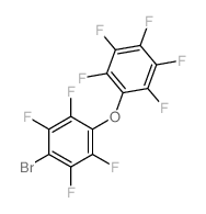 Benzene,1-bromo-2,3,5,6-tetrafluoro-4-(pentafluorophenoxy)- (9CI) Structure