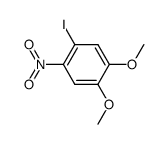 4-iodo-5-nitro-1,2-dimethoxybenzene Structure