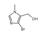 4-bromo-1-methyl-1H-imidazole-5-methanol结构式