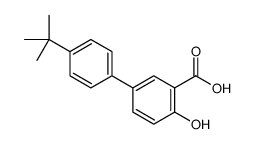 5-(4-tert-butylphenyl)-2-hydroxybenzoic acid Structure