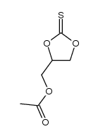 1,2-O-thiocarbonylglycerol O-acetate Structure