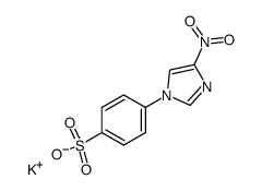 Potassium; 4-(4-nitro-imidazol-1-yl)-benzenesulfonate结构式