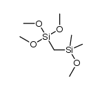methoxydimethyl[(trimethoxysilyl)methyl]silane结构式