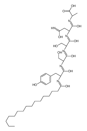 N-palmitoyl-tyrosyl-seryl-seryl-asparaginyl-alanine picture