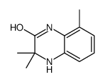 2(1H)-Quinoxalinone,3,4-dihydro-3,3,8-trimethyl-(9CI)结构式