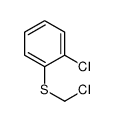 1-chloro-2-(chloromethylsulfanyl)benzene Structure