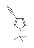 1-(TERT-BUTYL)-1H-PYRAZOLE-4-CARBONITRILE Structure