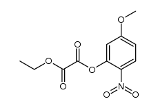 ethyl 5-methoxy-2-nitrophenyl oxalate Structure
