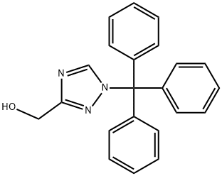 (1-Trityl-1H-1,2,4-triazol-3-yl)methanol结构式