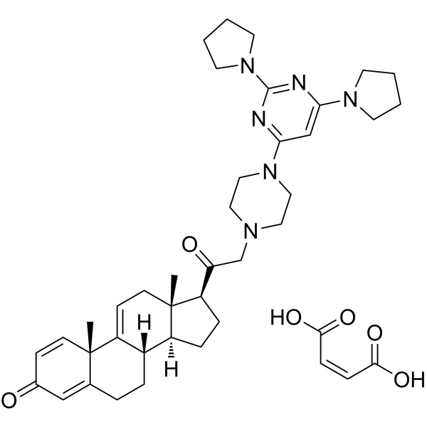 U 74389G maleate structure