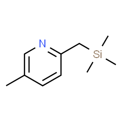 Pyridine, 5-methyl-2-[(trimethylsilyl)methyl]- (9CI)结构式