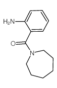 (2-氨基苯基)(1-氮杂环庚烷)甲酮结构式