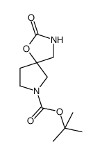 tert-butyl 2-oxo-1-oxa-3,7-diazaspiro[4.4]nonane-7-carboxylate Structure