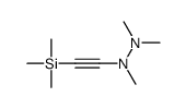 1,1,2-trimethyl-2-(2-trimethylsilylethynyl)hydrazine结构式