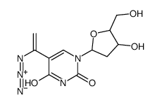 5-(1-azidoethenyl)-1-[(2R,4S,5R)-4-hydroxy-5-(hydroxymethyl)oxolan-2-yl]pyrimidine-2,4-dione Structure