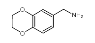 2,3-二氢-1,4-苯并二氧杂环-6-甲胺结构式