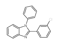 2-(3-CHLOROPHENYL)-1-PHENYL-1H-BENZO[D]IMIDAZOLE Structure
