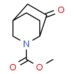 2-Azabicyclo[2.2.2]octane-2-carboxylic acid,6-oxo-,methyl ester结构式