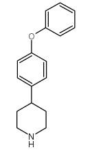 4-(4-苯氧基苯基)-哌啶结构式