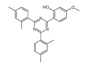 Phenol,2-[4,6-bis(2,4-dimethylphenyl)-1,3,5-triazin-2-yl]-5-Methoxy Structure
