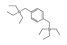 Silane,[1,4-phenylenebis(methylene)bis]triethyl- Structure