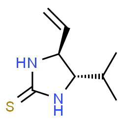 2-Imidazolidinethione,4-ethenyl-5-(1-methylethyl)-,(4S,5S)-(9CI) Structure
