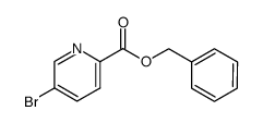 5-bromopyridine-2-carboxylic acid benzyl ester structure