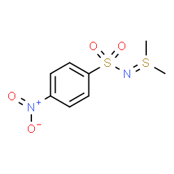 S,S-Dimethyl-N-[(4-nitrophenyl)sulfonyl]sulfilimine Structure