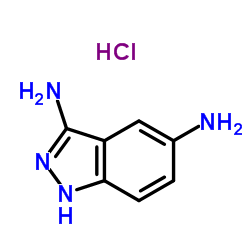 1H-Indazole-3,5-diamine hydrochloride (1:1) Structure
