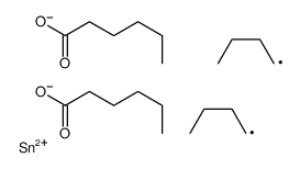 [dibutyl(hexanoyloxy)stannyl] hexanoate结构式