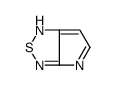 1H-Pyrrolo[2,3-c][1,2,5]thiadiazole(9CI) Structure