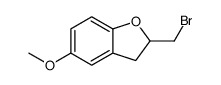 2-(bromomethyl)-2,3-dihydro-5-methoxybenzofuran Structure