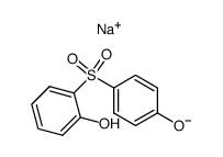 monosodium salt of 2,4'-dihydroxydiphenylsulfone结构式