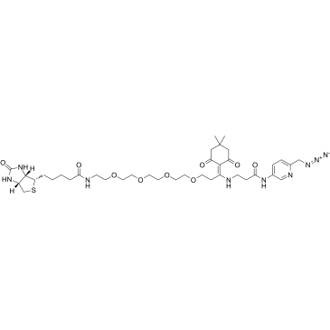 Dde Biotin-PEG4-Picolyl azide结构式
