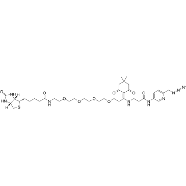 Dde Biotin-PEG4-Picolyl azide structure