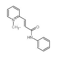 (E)-3-(1-methyl-2H-pyridin-2-yl)-N-phenyl-prop-2-enamide structure