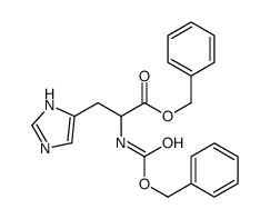 benzyl (2S)-3-(1H-imidazol-5-yl)-2-(phenylmethoxycarbonylamino)propanoate结构式