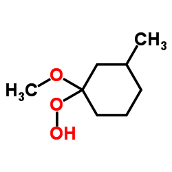 Hydroperoxide, 1-methoxy-3-methylcyclohexyl (9CI) Structure