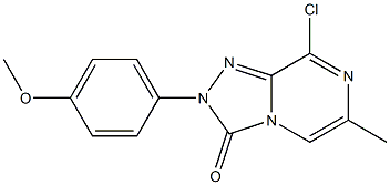 8-chloro-2-(4-methoxyphenyl)-6-methyl-[1,2,4]triazolo[4,3-a]pyrazin-3(2H)-one Structure