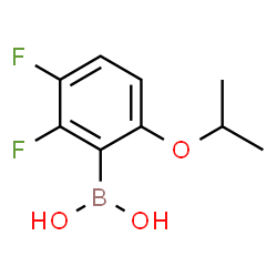 2,3-Difluoro-6-isopropoxyphenylboronic acid结构式